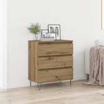 Casa si Gradina - Mobilier - Comode si corpuri - Comode - Dulap cu sertare, stejar artizanal, 60x35x70 cm, lemn prelucrat - Infinity.ro