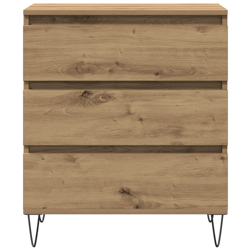Casa si Gradina - Mobilier - Comode si corpuri - Comode - Dulap cu sertare, stejar artizanal, 60x35x70 cm, lemn prelucrat - Infinity.ro