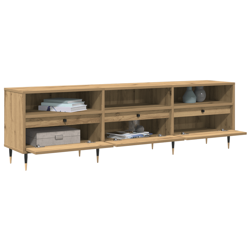 Casa si Gradina - Mobilier - Comode si corpuri - Comode - Cabinet TV Artisan Oak 150x30x44.5 cm Lemn compus - Infinity.ro