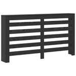 Casa si Gradina - Termice - Calorifere si accesorii - Accesorii calorifere - Husa de radiator stejar negru 149x20x82 cm lemn ingenierat - Infinity.ro