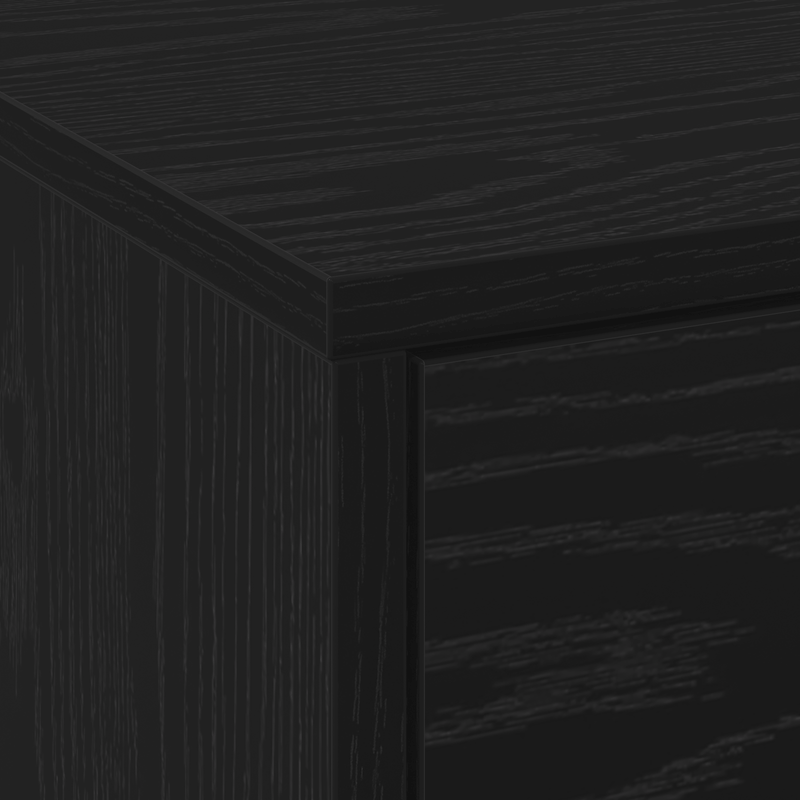 Casa si Gradina - Mobilier - Comode si corpuri - Comode - Cabinet TV cu LED Stejar Negru 162.5x34x40 cm Lemn prelucrat - Infinity.ro