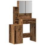 Casa si Gradina - Mobilier - Comode si corpuri - Masute de toaleta - Masa de toaleta cu oglinda & LED, lemn vechi, lemn prelucrat - Infinity.ro