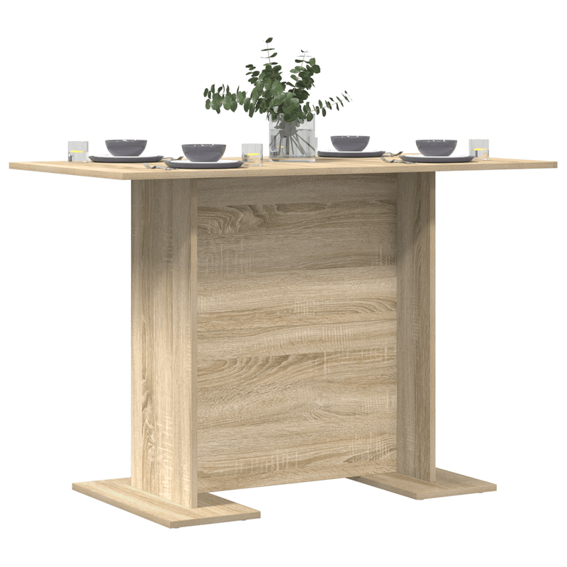 Casa si Gradina - Mobilier - Mese si birouri - Mese bucatarie si dining - Masa de sufragerie, stejar sonoma, 110x60x75 cm, lemn prelucrat - Infinity.ro