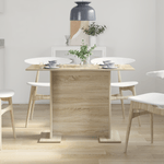 Casa si Gradina - Mobilier - Mese si birouri - Mese bucatarie si dining - Masa de sufragerie, stejar sonoma, 110x60x75 cm, lemn prelucrat - Infinity.ro