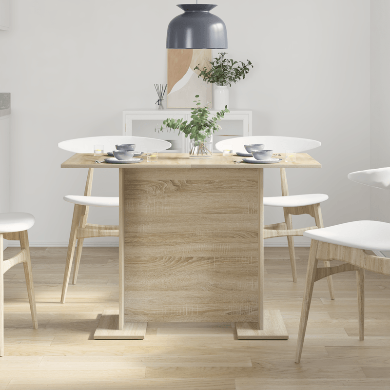 Casa si Gradina - Mobilier - Mese si birouri - Mese bucatarie si dining - Masa de sufragerie, stejar sonoma, 110x60x75 cm, lemn prelucrat - Infinity.ro