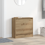 Casa si Gradina - Mobilier - Organizare si depozitare - Organizator incaltaminte - Dulap pentru pantofi Stejar Artisan 60x21x57 cm Lemn prelucrat - Infinity.ro