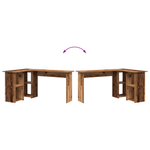 Casa si Gradina - Mobilier - Mese si birouri - Birouri - Birou de calculator din lemn vechi Lemn vechi Lemn prelucrat Mediu - Infinity.ro