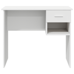 Casa si Gradina - Mobilier - Mese si birouri - Birouri - Birou cu spatiu de stocare alb 90x49.5x75 cm lemn prelucrat - Infinity.ro