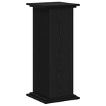 Casa si Gradina - Gradinarit si plante - Plante si ghivece - Ghivece si suporturi - Suport pentru plante stejar negru 33x33x80 cm lemn ingineresc - Infinity.ro