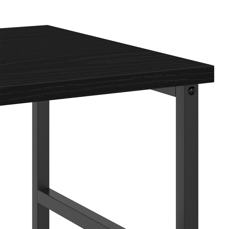 Casa si Gradina - Mobilier - Biblioteci si rafturi - Biblioteci - Biblioteca, stejar negru, 50x33x117,5 cm, lemn prelucrat & otel - Infinity.ro