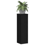 Casa si Gradina - Gradinarit si plante - Plante si ghivece - Ghivece si suporturi - Suporturi pentru plante 2 buc Negru de stejar 17x17x60 cm Lemn prelucrat - Infinity.ro