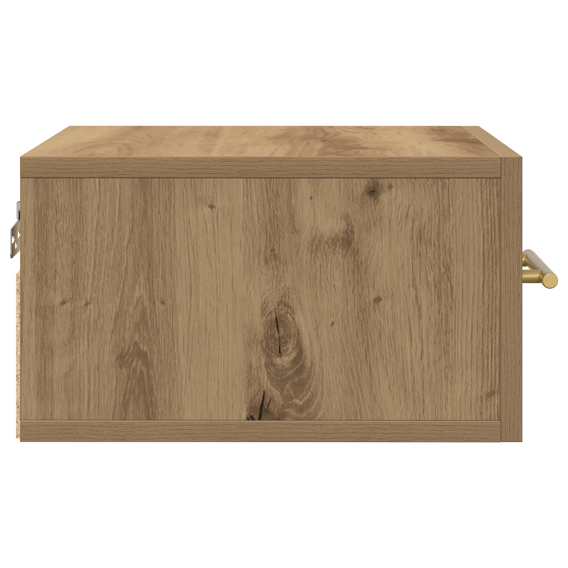 Casa si Gradina - Mobilier - Comode si corpuri - Noptiere - Noptiere de perete, 2 buc., stejar artizanal, 35x35x20 cm - Infinity.ro