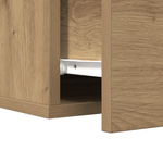 Casa si Gradina - Mobilier - Comode si corpuri - Noptiere - Noptiere de perete, 2 buc., stejar artizanal, 35x35x20 cm - Infinity.ro