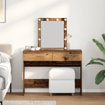 Casa si Gradina - Mobilier - Comode si corpuri - Masute de toaleta - Masa de toaleta cu oglinda & LED, lemn vechi, lemn prelucrat - Infinity.ro