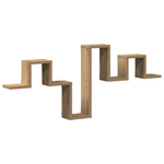 Casa si Gradina - Mobilier - Biblioteci si rafturi - Rafturi - Raft Artisan Stejar 104,5x10x43 cm Lemn prelucrat - Infinity.ro