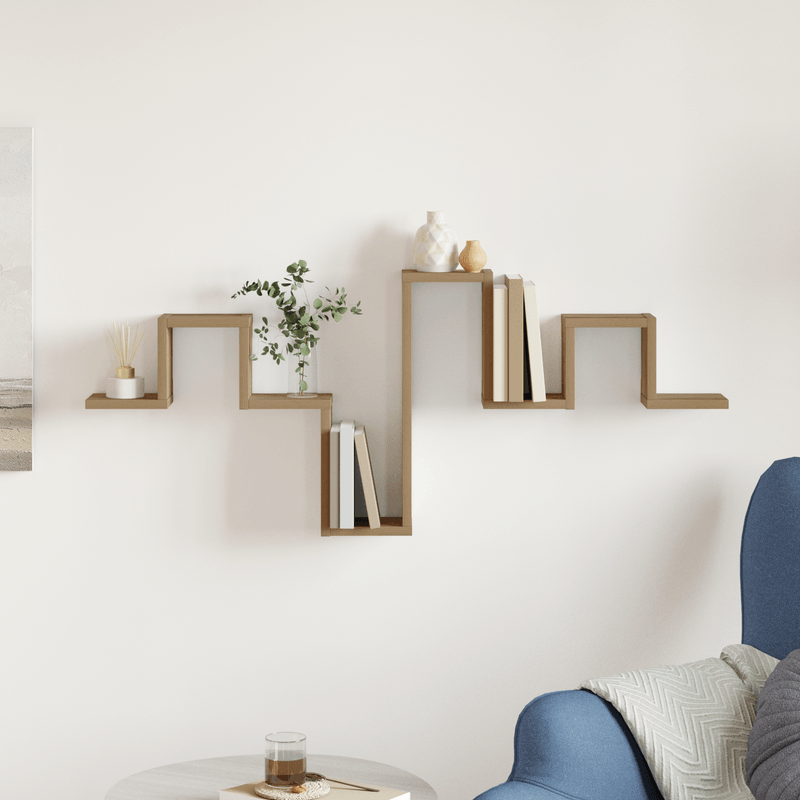 Casa si Gradina - Mobilier - Biblioteci si rafturi - Rafturi - Raft Artisan Stejar 104,5x10x43 cm Lemn prelucrat - Infinity.ro