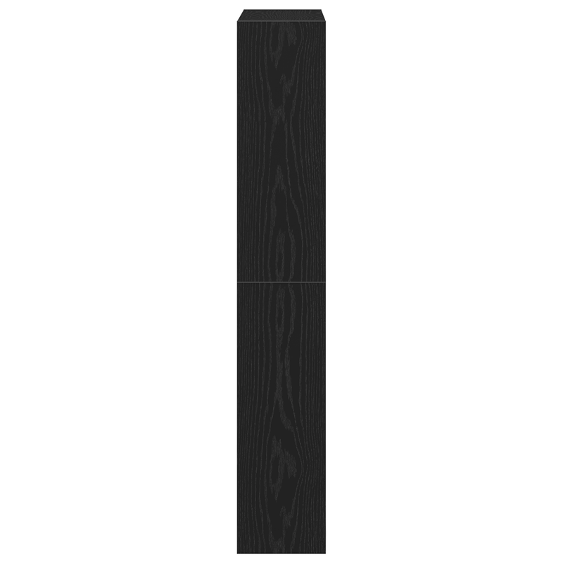 Casa si Gradina - Mobilier - Organizare si depozitare - Organizator incaltaminte - Cabinet pentru pantofi Negru Stejar 80x21x125,5 cm Lemn prelucrat - Infinity.ro