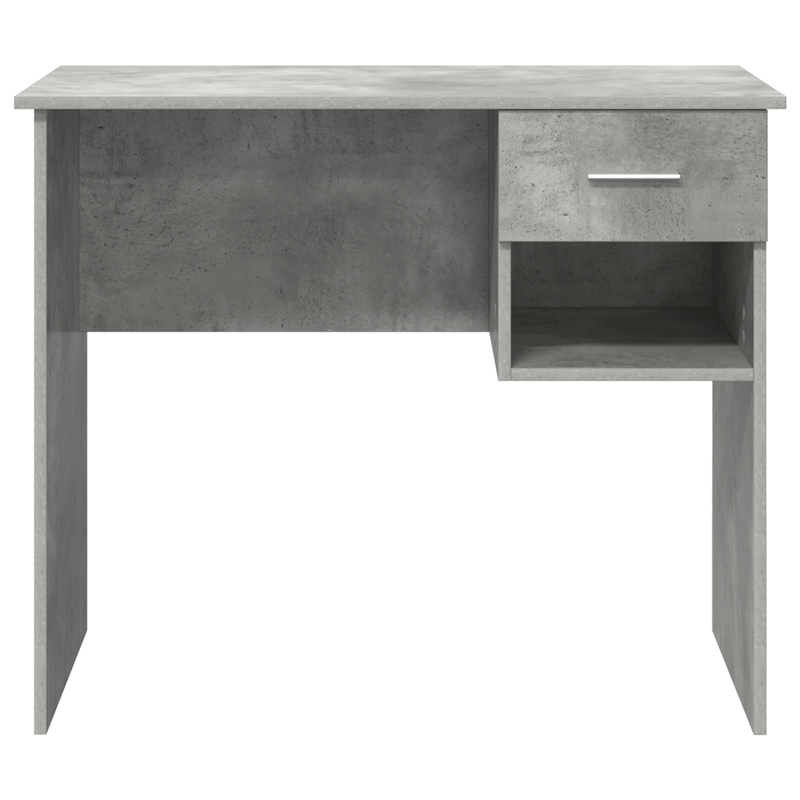 Casa si Gradina - Mobilier - Mese si birouri - Birouri - birou cu stocare gri beton 90x49.5x75 cm lemn compozit - Infinity.ro