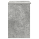 Casa si Gradina - Mobilier - Mese si birouri - Birouri - birou cu stocare gri beton 90x49.5x75 cm lemn compozit - Infinity.ro