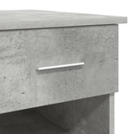 Casa si Gradina - Mobilier - Mese si birouri - Birouri - birou cu stocare gri beton 90x49.5x75 cm lemn compozit - Infinity.ro