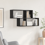 Casa si Gradina - Mobilier - Biblioteci si rafturi - Rafturi - Raft de perete Stejar negru 100x20x53 cm Lemn imbunatatit - Infinity.ro
