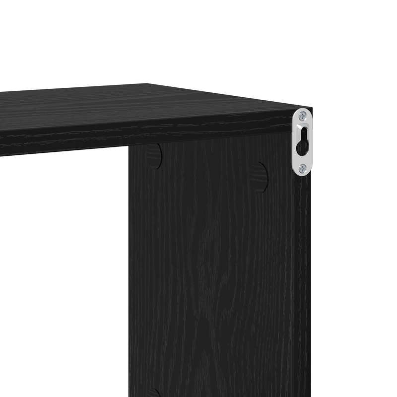 Casa si Gradina - Mobilier - Biblioteci si rafturi - Rafturi - Raft de perete Stejar negru 100x20x53 cm Lemn imbunatatit - Infinity.ro