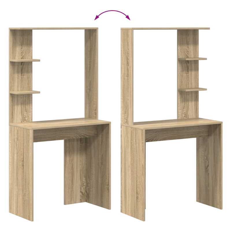 Casa si Gradina - Mobilier - Mese si birouri - Birouri - birou de calculator din stejar Sonoma stejar Sonoma lemn prelucrat - Infinity.ro
