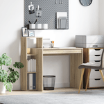 Casa si Gradina - Mobilier - Mese si birouri - Birouri - Birou de scris Sonoma Oak Placa aglomerata Mediu Birou compact - Infinity.ro