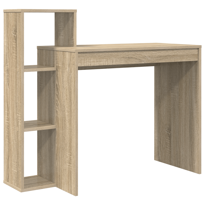 Casa si Gradina - Mobilier - Mese si birouri - Birouri - Birou de scris Sonoma Oak Placa aglomerata Mediu Birou compact - Infinity.ro