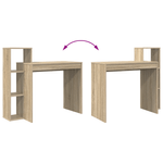 Casa si Gradina - Mobilier - Mese si birouri - Birouri - Birou de scris Sonoma Oak Placa aglomerata Mediu Birou compact - Infinity.ro