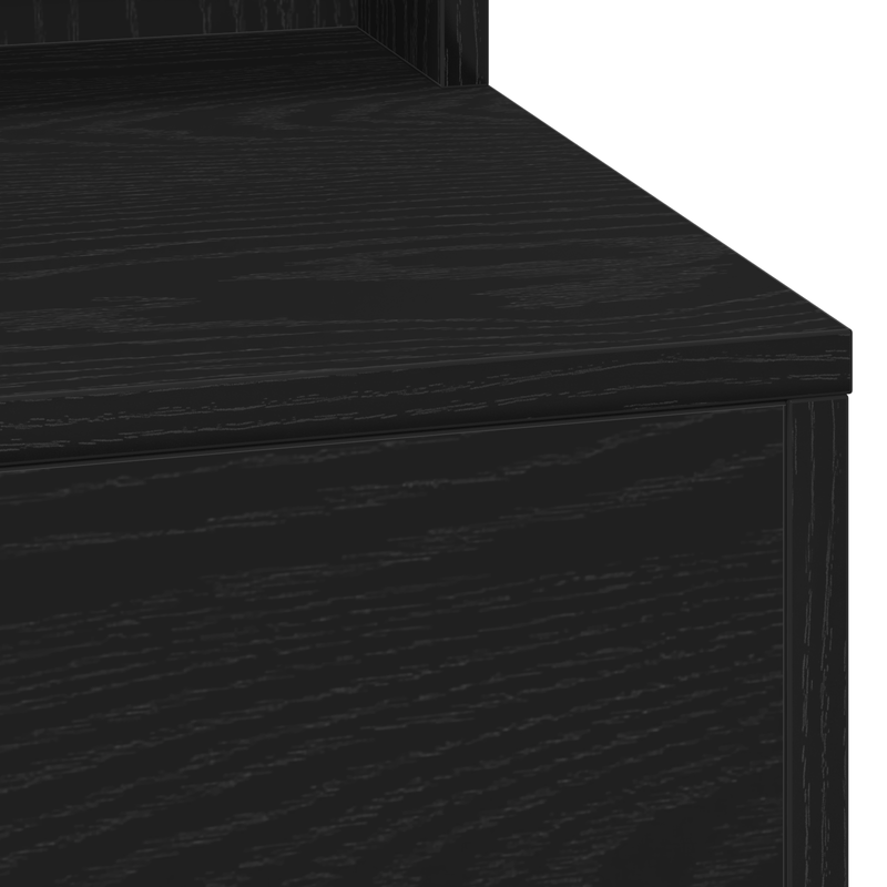 Casa si Gradina - Mobilier - Comode si corpuri - Masute de toaleta - Masa de toaleta cu lumini LED, stejar negru, 50x41x135 cm - Infinity.ro