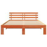 Casa si Gradina - Mobilier - Paturi si accesorii - Paturi - Cadru de Pat din Lemn de Pin Maro cerat Lemn masiv 140 x 200 cm - Infinity.ro