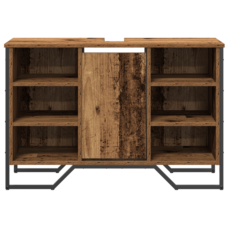 Casa si Gradina - Mobilier - Mobilier baie - Comode baie - Cabinet de chiuveta Lemn vechi 91x35x60 cm Lemn stratificat - Infinity.ro