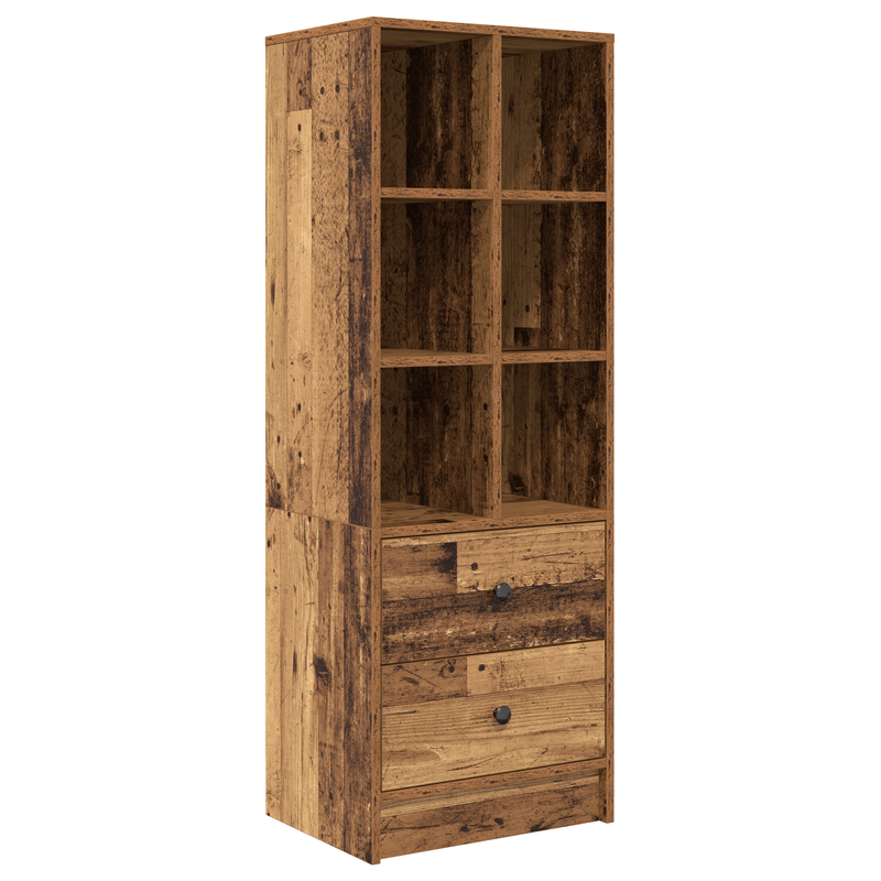 Casa si Gradina - Mobilier - Comode si corpuri - Comode - Unitate de rafturi maro Lemn vechi Placi aglomerate Mediu - Infinity.ro