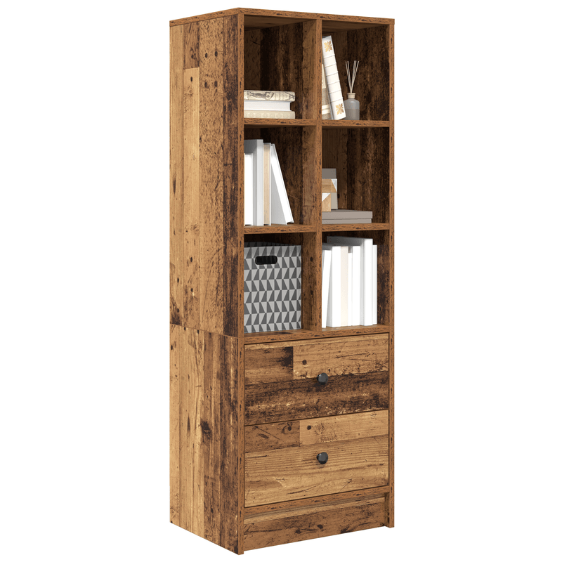Casa si Gradina - Mobilier - Comode si corpuri - Comode - Unitate de rafturi maro Lemn vechi Placi aglomerate Mediu - Infinity.ro