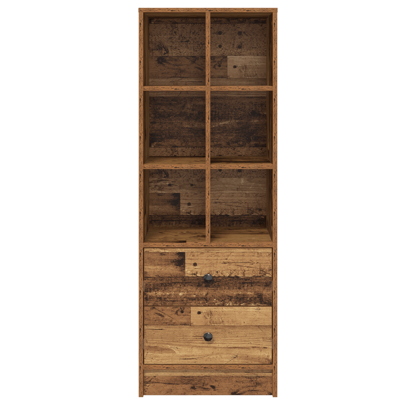 Casa si Gradina - Mobilier - Comode si corpuri - Comode - Unitate de rafturi maro Lemn vechi Placi aglomerate Mediu - Infinity.ro