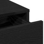 Casa si Gradina - Mobilier - Comode si corpuri - Masute de toaleta - Masa de toaleta cu lumini LED, stejar negru, 50x41x135 cm - Infinity.ro