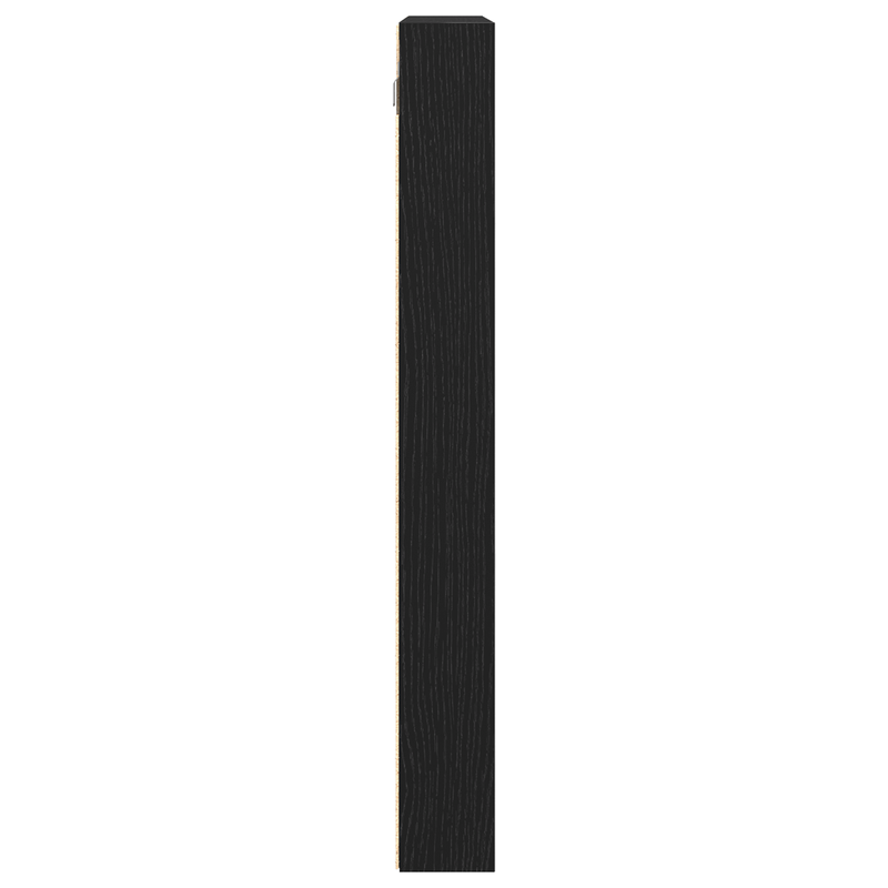 Casa si Gradina - Mobilier - Biblioteci si rafturi - Rafturi - Dulap cu vitrina, stejar negru, 100x8,5x75 cm, lemn prelucrat - Infinity.ro