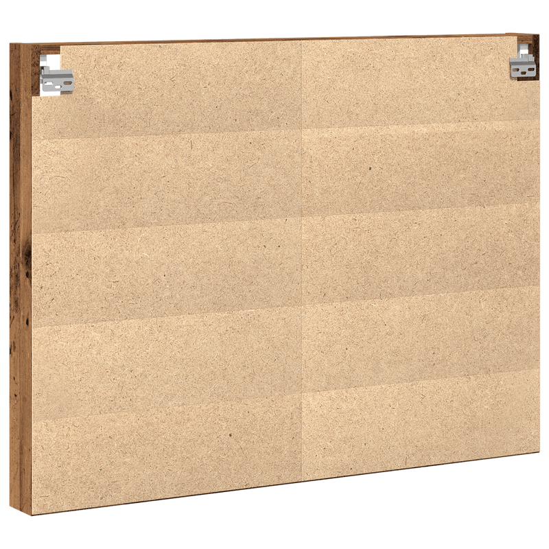 Casa si Gradina - Mobilier - Biblioteci si rafturi - Rafturi - Dulap cu vitrina, lemn vechi, 100x8,5x75 cm, lemn prelucrat - Infinity.ro