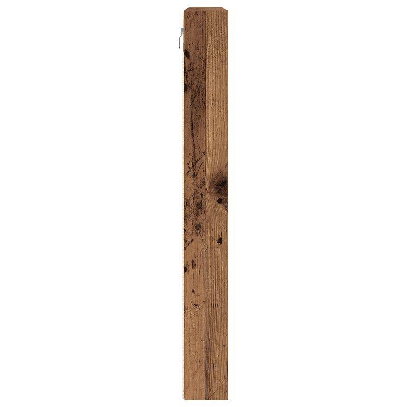 Casa si Gradina - Mobilier - Biblioteci si rafturi - Rafturi - Dulap cu vitrina, lemn vechi, 100x8,5x75 cm, lemn prelucrat - Infinity.ro