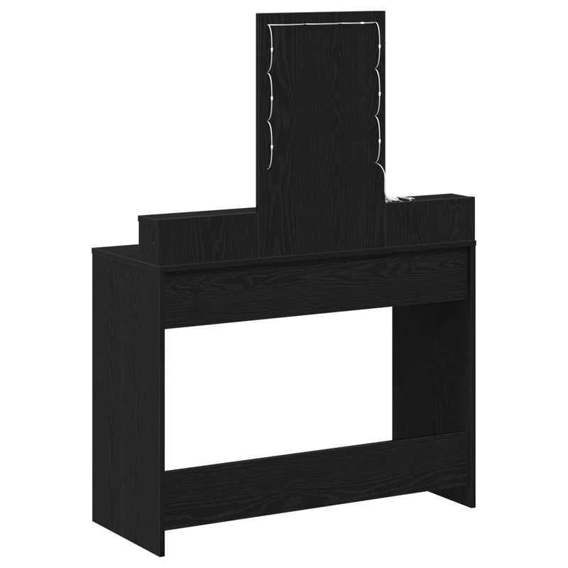 Casa si Gradina - Mobilier - Comode si corpuri - Masute de toaleta - Masa de toaleta cu LED, stejar negru, 100x41x140 cm - Infinity.ro