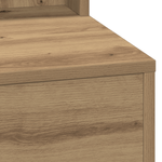 Casa si Gradina - Mobilier - Comode si corpuri - Masute de toaleta - Masa de toaleta cu lumini LED, stejar artizanal, 79x41x135 cm - Infinity.ro