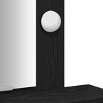 Casa si Gradina - Mobilier - Comode si corpuri - Masute de toaleta - Masa de cosmetica cu LED, stejar negru, 50x41x140 cm - Infinity.ro