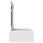 Casa si Gradina - Mobilier - Comode si corpuri - Masute de toaleta - Masa de toaleta suspendata, alb, 100x40x70 cm - Infinity.ro