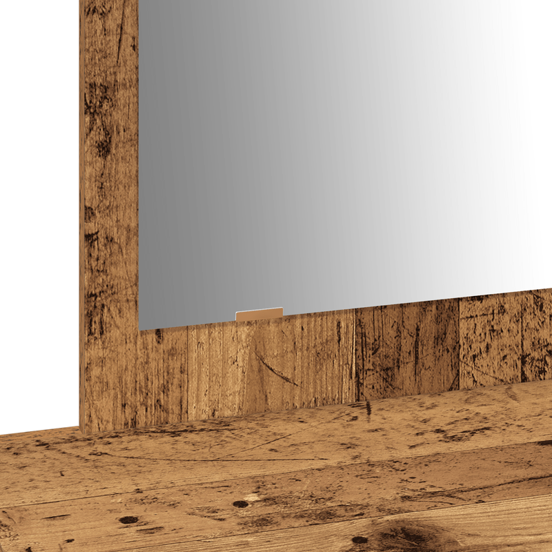 Casa si Gradina - Mobilier - Comode si corpuri - Masute de toaleta - Masa de toaleta suspendata, lemn vintage, 100x40x70 cm - Infinity.ro