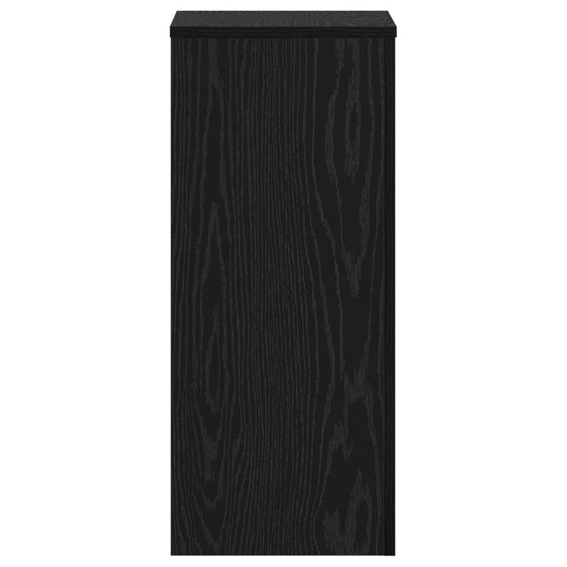 Casa si Gradina - Gradinarit si plante - Plante si ghivece - Ghivece si suporturi - Suporturi pentru plante 2 buc Stejar Negru 30x30x70 cm Lemn prelucrat - Infinity.ro