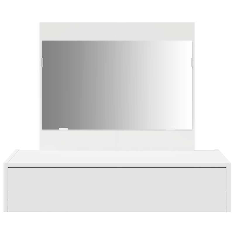 Casa si Gradina - Mobilier - Comode si corpuri - Masute de toaleta - Masa de toaleta suspendata, alb, 83x40x70 cm - Infinity.ro