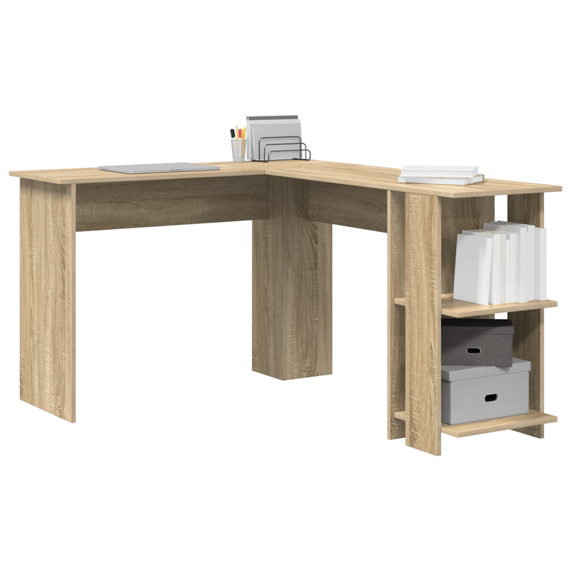 Casa si Gradina - Mobilier - Mese si birouri - Birouri - birou de colt Sonoma Oak stejar Sonoma Placi aglomerate Mediu - Infinity.ro