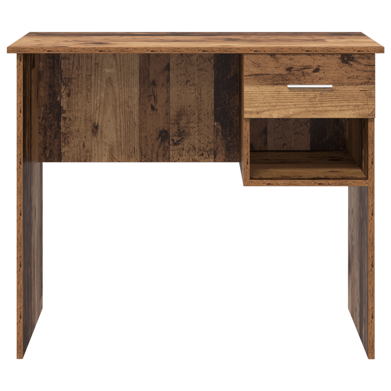 Casa si Gradina - Mobilier - Mese si birouri - Birouri - Masa cu depozitare din lemn vechi 90x49.5x75 cm - Infinity.ro