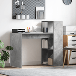 Casa si Gradina - Mobilier - Mese si birouri - Birouri - Birou de scris Gri din beton Lemn stratificat cu finisaj din beton - Infinity.ro